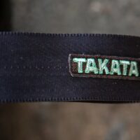 Moscow, Russia - July 06, 2019: Takata safety seat belts. Close-up Moscow, Russia - July 06, 2019: Takata safety seat belts. Close-up