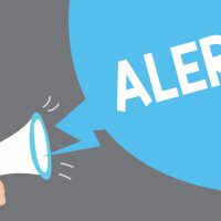 Word writing text Alert. Business concept for An announcement Signal warning of danger The state of being vigilant Word writing text Alert. Business concept for An announcement Signal warning of danger The state of being vigilant